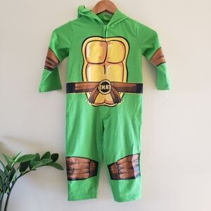 Nickelodeon  NWOT Toddler TMNT Jumpsuit W/Hood - 3T